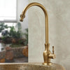 Antique Brass Outdoor Antifreeze Faucet 360° Swivel Cold Water Tap