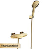 Dual Control Hot and Cold Brass Bathroom Bathtub Luxury Shower Faucet