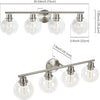 LED Bathroom Mirror Light Metal Brass Wall Mounted Vanity Lamp