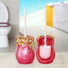 European Stainless Steel Long Handle Resin Base Toilet Cleaning Brush