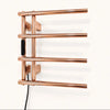Luxury Heated Towel Rack Timer Stainless Steel Bathroom Towel Warmer