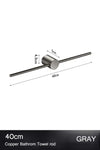 Movable Towel Rack Towel Hanger Wall Towel Bar Space Bathroom Shelf