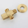 Solid Brass G1/2 Angle Valve Switch Valve For Bathroom