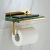 Paper Towel Holder Bathroom Marble Paper Roll Holder Toilet Paper Rack