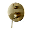 Concealed 2 Way Diverter Shower Valve Solid Brass Water Mixer Faucet