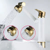 Multifunction Bathroom Crane Antique Deck Mounted Universal Water Tap