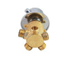 Diverter Thermostatic Shower Faucet Brass Mixing Control Valve