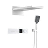 LED Brass Embedded Ceiling Rain Shower System Thermostatic Mixer