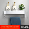 Shelf Rack Wall Mounted Shelves Bath Towel Holder Shower Storage Basket