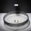 Wash Basin Round Glass Basin On The Table Household Toilet Washbasin