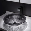 Wash Basin Round Glass Basin On The Table Household Toilet Washbasin