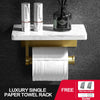 Luxury Double Paper Towel Rack Marble Paper Towel Rack Paper Holder