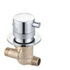 Diverter Thermostatic Shower Faucet Brass Mixing Control Valve