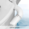 Toilet Bidet Sprayer Non-Electric Dual Nozzle Bidet Toilet Seat