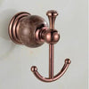 Brass Jade Bathroom Accessories Luxury Rose Gold Shower Accessories