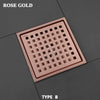 Tile Invisible Embedded Grid Bathroom Shower Insect-Proof Floor Drain