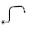 Stainless Steel Shower Head Tube Extension Arm S Shaped Fixed Bar