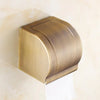 Waterproof Brass Toilet Paper Holder Wall Roll Dispenser with Cover