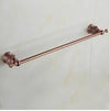 Brass Jade Bathroom Accessories Luxury Rose Gold Shower Accessories