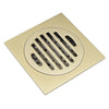 Brass Square Style Floor Drainer Waste Drain Bathroom Shower Drain