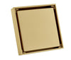 Brass Shower Drain Bathroom Floor Drain Square Anti-odor Floor Grate