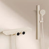 Brass Digital Thermostatic Style With Slid Bar Bathroom Shower Set