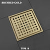 Tile Invisible Embedded Grid Bathroom Shower Insect-Proof Floor Drain