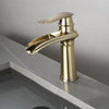Classic Brass Waterfall Bathroom Basin Faucet Hot Cold Mixer Tap