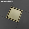 Stainless Steel Square Invisible Embedded Grid Bathroom Floor Drain