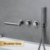 Dual Control Brass Bathroom Shower Faucet Luxury Type Bathtub Tap