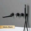 Dual Control Brass Bathroom Shower Faucet Luxury Type Bathtub Tap