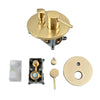 2 Way Concealed Embedded Box Brass Shower Faucet Mixer Valve Water Tap