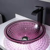 Wash Basin Round Glass Basin On The Table Household Toilet Washbasin