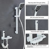 Piano Key Brass LED Digital Hot and Cold Mixer Shower Faucet Tap Set