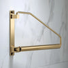 Brass Clothing Hanger Organizer Rack Folding Bathroom Drying Rack