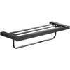 Stainless Steel Bathroom Towel Rack Bathroom Accessories in Matte Black