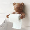 Dog Design Toilet Paper Holder Hygiene Resin Free Punch Hand Tissue Box