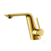 Simple Style Brass Bathroom Faucet Hot Cold Bathroom Mixer Sink Tap