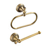 Wall-Mounted Bathroom Accessories Set Toilet Paper Holder Towel Rack
