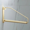 Brass Clothing Hanger Organizer Rack Folding Bathroom Drying Rack