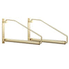 Brass Clothing Hanger Organizer Rack Folding Bathroom Drying Rack