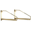 Brass Hanger Organizer Rack Clothing Holder Folding Drying Rack