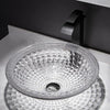 Wash Basin Round Glass Basin On The Table Household Toilet Washbasin