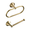 Wall-Mounted Bathroom Accessories Set Toilet Paper Holder Towel Rack