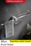 Movable Towel Rack Towel Hanger Bath Towel Holder Wall Towel Rack