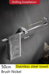 Movable Towel Rack Towel Hanger Bath Towel Holder Wall Towel Rack