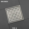 Tile Invisible Embedded Grid Bathroom Shower Insect-Proof Floor Drain