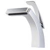 Single Handle Bathroom Sink Mixer Tap Brass Waterfall Basin Faucet