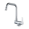 Brass Kitchen Faucet Hot Cold Water Filter Tap with Two-Way Sink Mixer