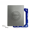 Dual Flush Concealed Button Actuation Plate Bathroom Toilet Flush